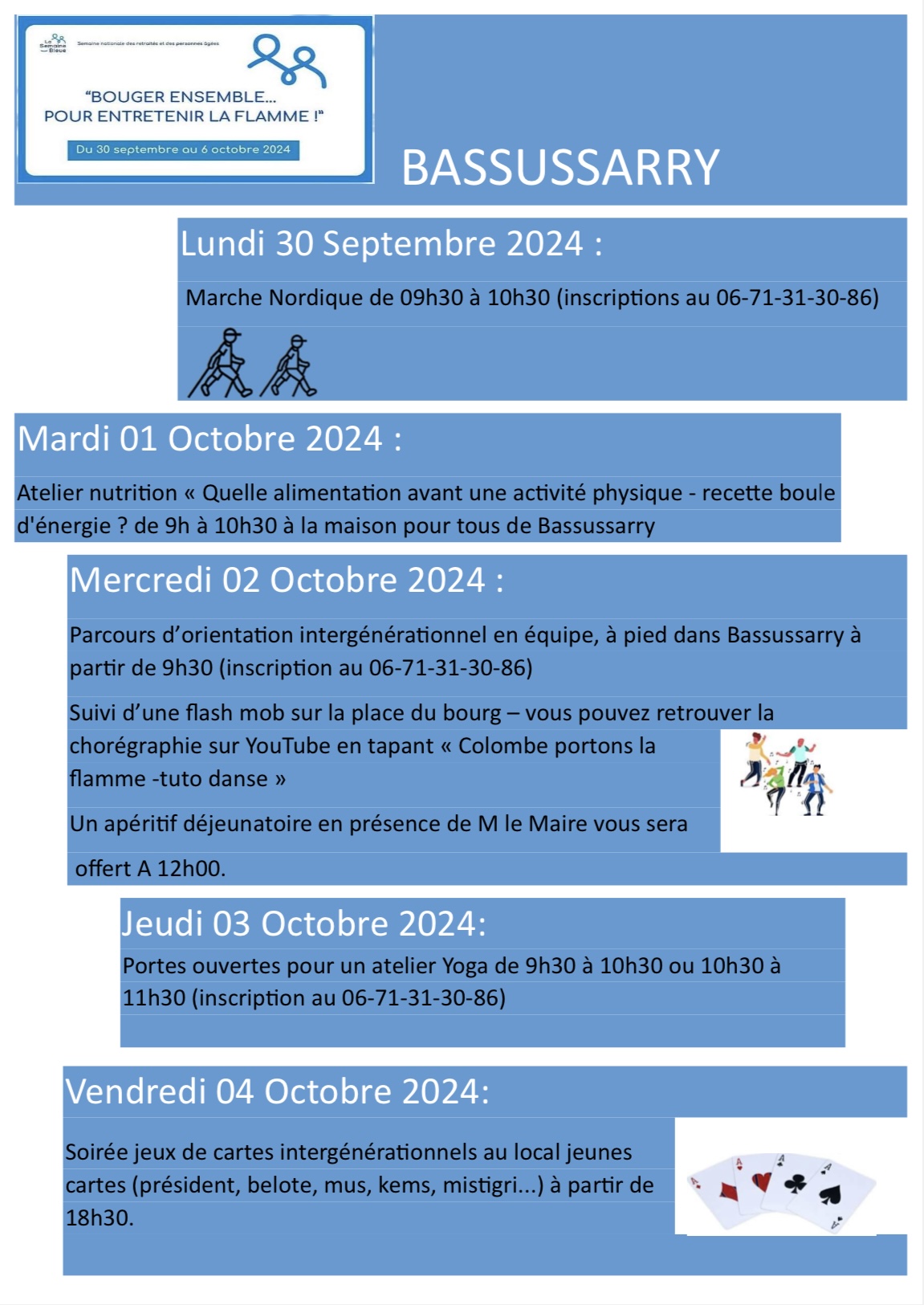 SEMAINE BLEUE 2024