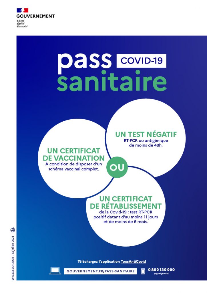 Pass Sanitaire Obligatoire A Compter Du 21 Juillet 2021 Bassussarry